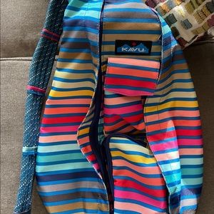 Kavu Rope Sling Bag in Summer Stripe